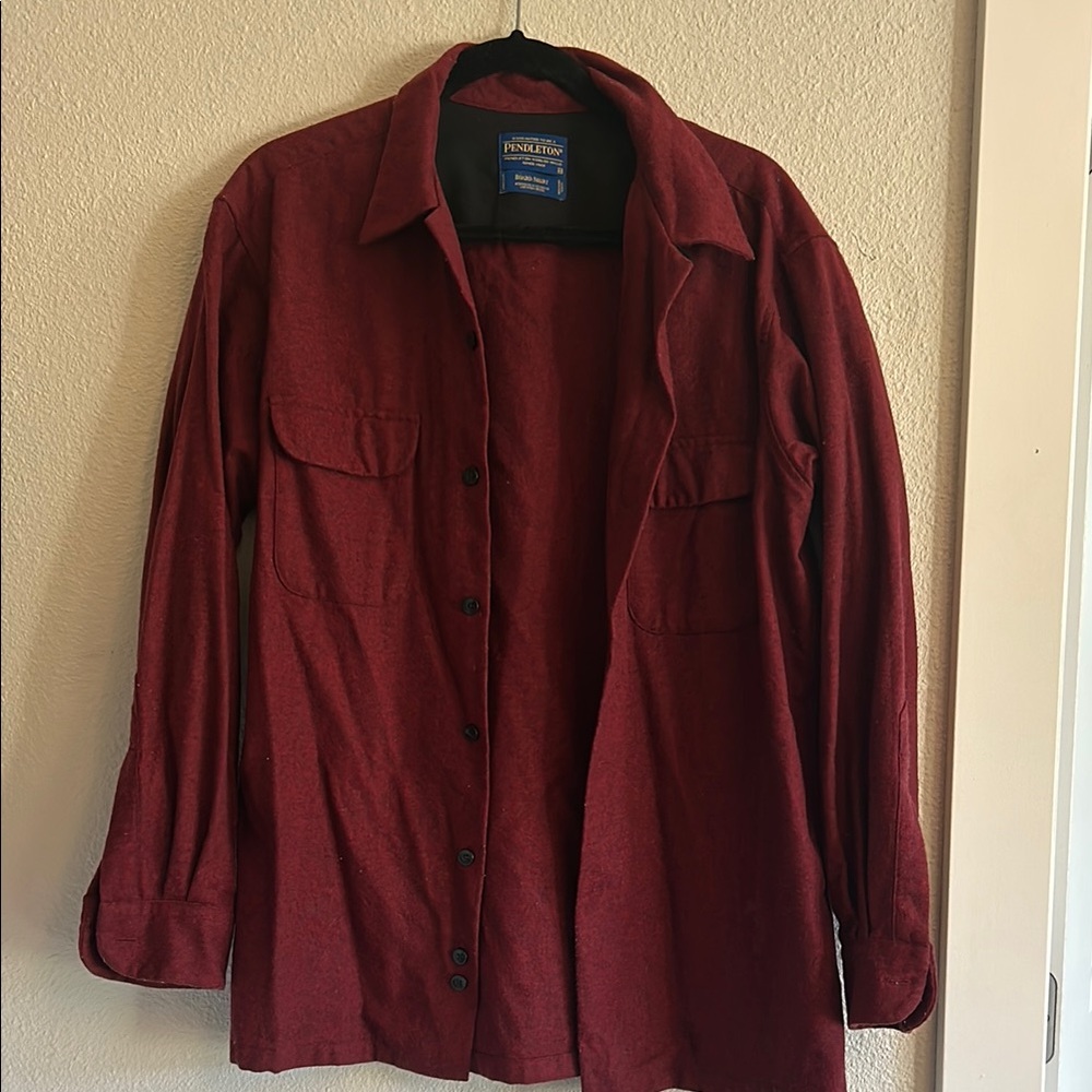 Pendleton Red Button-Up Shirt